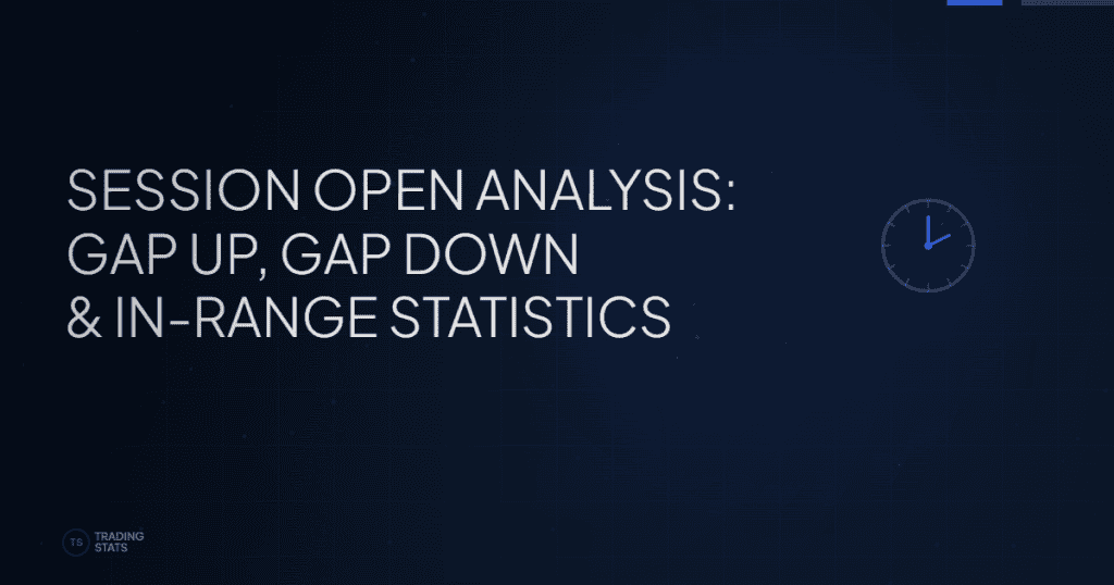 Gap Up, Gap Down, or In Range — What Happens Next? (12,390 Sessions Analyzed)